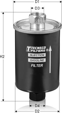 Tecneco Filters IN3727 - Degvielas filtrs autospares.lv