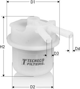 Tecneco Filters IN71 - Degvielas filtrs www.autospares.lv