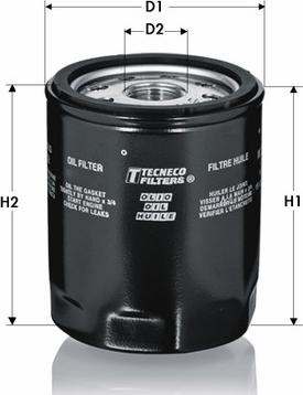 Tecneco Filters OL41ADM - Oil Filter www.autospares.lv