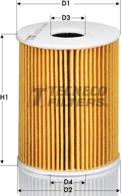 Tecneco Filters OL09919-E - Oil Filter www.autospares.lv