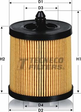 Tecneco Filters OL0115-E - Eļļas filtrs www.autospares.lv