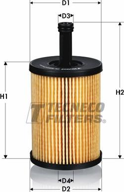 Tecneco Filters OL0259-E - Oil Filter www.autospares.lv