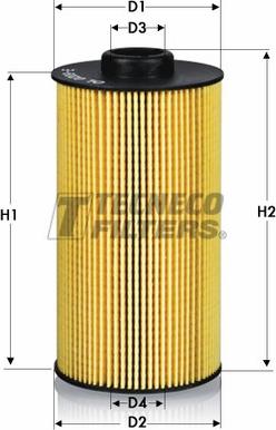 Tecneco Filters OL0209-E - Eļļas filtrs www.autospares.lv