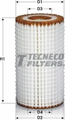 Tecneco Filters OL0208/1-E - Oil Filter www.autospares.lv