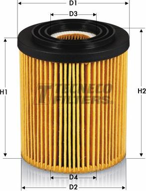 Tecneco Filters OL0236-E - Eļļas filtrs www.autospares.lv