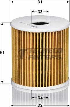 Tecneco Filters OL0227-EJ - Масляный фильтр www.autospares.lv