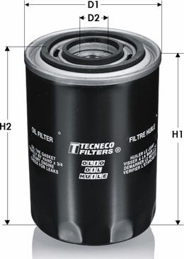 Tecneco Filters OL3003-T/94 - Oil Filter www.autospares.lv