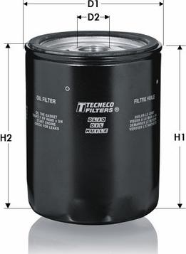 Tecneco Filters OL339 - Oil Filter www.autospares.lv