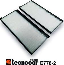 Tecnocar E778-2 - Filtrs, Salona telpas gaiss autospares.lv