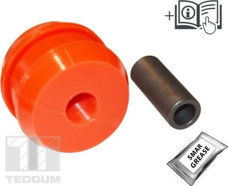 Tedgum TED12129 - Сайлентблок, рычаг подвески колеса www.autospares.lv