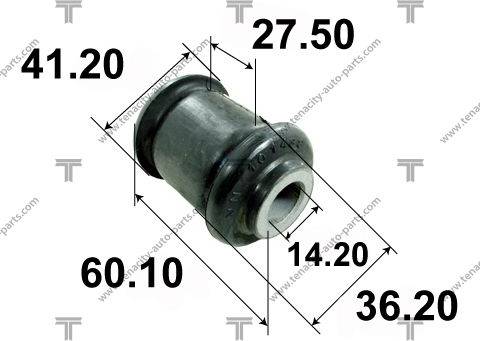 Tenacity AAMMI1009 - Bush, control arm mounting www.autospares.lv