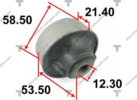 Tenacity AAMNI1055 - Сайлентблок, рычаг подвески колеса www.autospares.lv