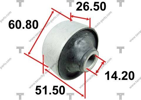 Tenacity AAMSU1012 - Bush of Control / Trailing Arm www.autospares.lv