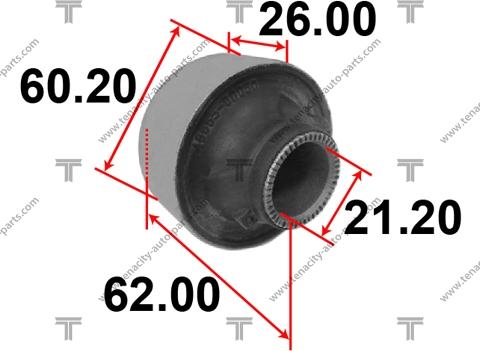 Tenacity AAMTO1086 - Bush of Control / Trailing Arm www.autospares.lv