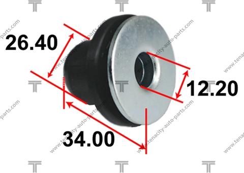 Tenacity AAMTO1128 - Bukse, Stūres vārpsta autospares.lv