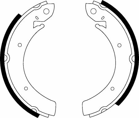 Textar 91044300 - Brake Shoe Set www.autospares.lv