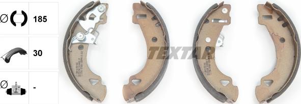 Textar 91048400 - Bremžu loku komplekts www.autospares.lv