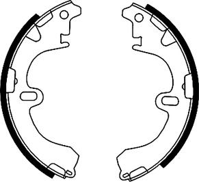 Textar 91043200 - Brake Shoe Set www.autospares.lv