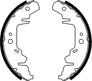 Textar 91056000 - Brake Shoe Set www.autospares.lv