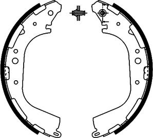 Textar 91056200 - Brake Shoe Set www.autospares.lv