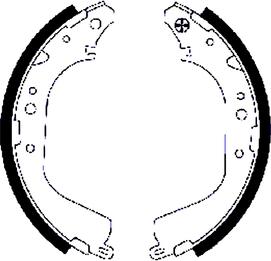 Textar 91050400 - Brake Shoe Set www.autospares.lv