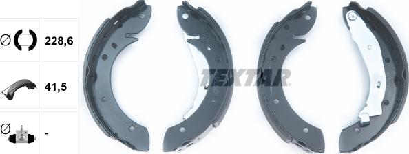 Textar 91053900 - Brake Shoe Set www.autospares.lv