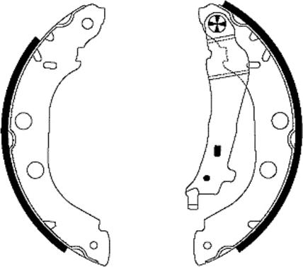 Textar 91052700 - Bremžu loku komplekts www.autospares.lv