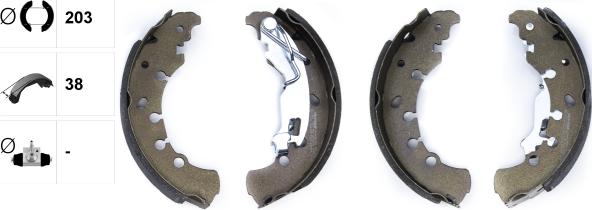 Textar 91065300 - Brake Shoe Set www.autospares.lv