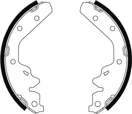 Textar 91063800 - Bremžu loku komplekts www.autospares.lv