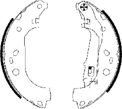 Textar 91062000 - Bremžu loku komplekts www.autospares.lv