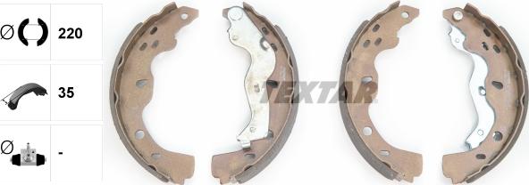 Textar 91067500 - Bremžu loku komplekts www.autospares.lv