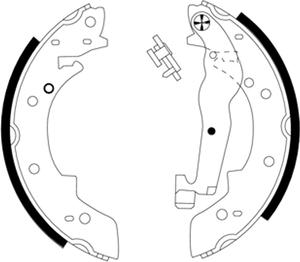 Textar 91011200 - Brake Shoe Set www.autospares.lv