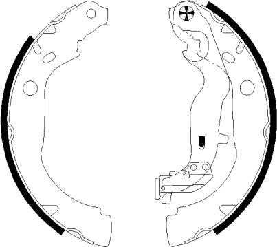 Textar 91082900 - Bremžu loku komplekts www.autospares.lv