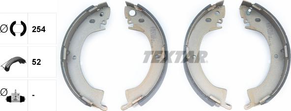 Textar 91035200 - Bremžu loku komplekts www.autospares.lv