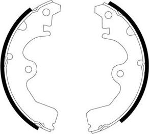 Textar 91036100 - Brake Shoe Set www.autospares.lv