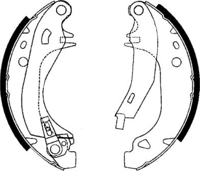 Textar 91038201 - Brake Shoe Set www.autospares.lv