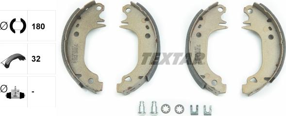 Textar 91038203 - Brake Shoe Set www.autospares.lv