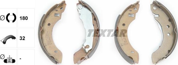 Textar 91020700 - Bremžu loku komplekts www.autospares.lv