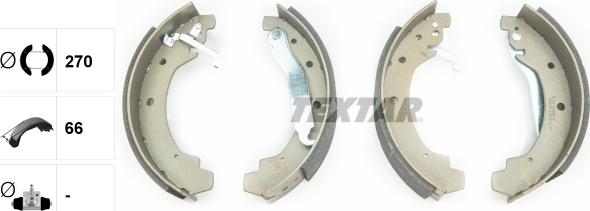 Textar 91028900 - Bremžu loku komplekts www.autospares.lv