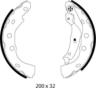 Textar 91074800 - Bremžu loku komplekts autospares.lv