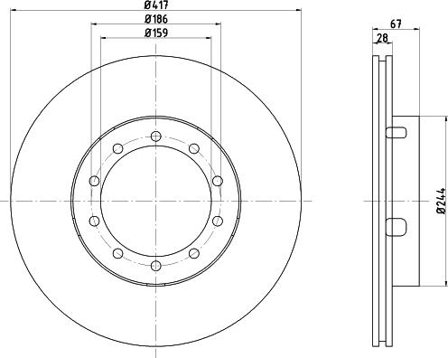 Textar 93101100 - Bremžu diski autospares.lv