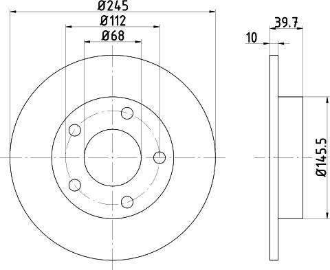 Febi Bilstein 11399 - Bremžu diski www.autospares.lv