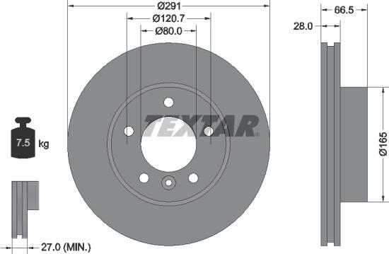 Textar 92140200 - Bremžu diski www.autospares.lv