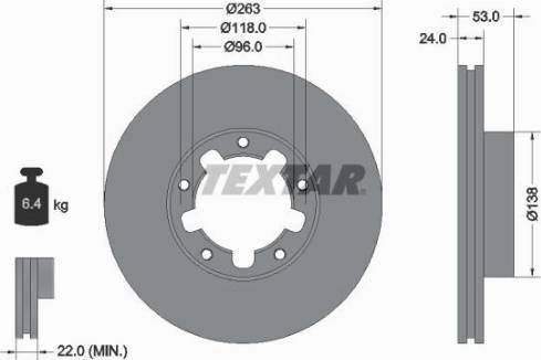 Textar 92174600 - Bremžu diski autospares.lv