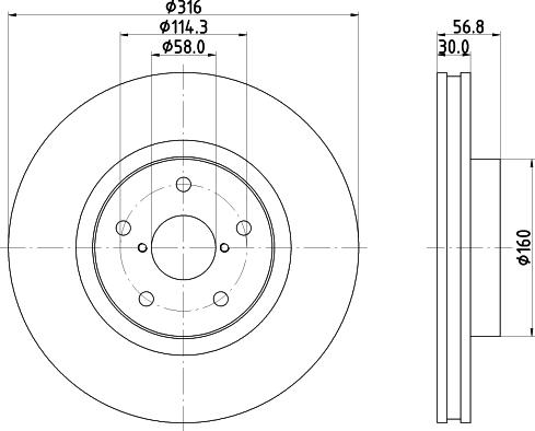 Textar 92302103 - Bremžu diski www.autospares.lv