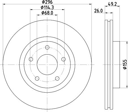 Textar 92299203 - Bremžu diski www.autospares.lv