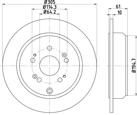 Textar 92243800 - Bremžu diski www.autospares.lv