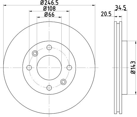 Textar 92259803 - Тормозной диск www.autospares.lv