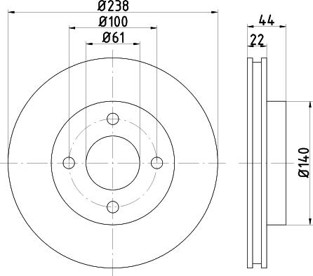 Textar 92285703 - Bremžu diski autospares.lv