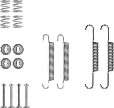 Textar 97043000 - Piederumu komplekts, Stāvbremzes mehānisma bremžu loks www.autospares.lv